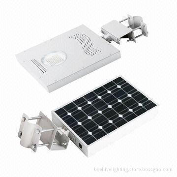 Newest Design All-in-one Integrated Solar Streetlights, 8W Power, 6,000K Color Temperature Range